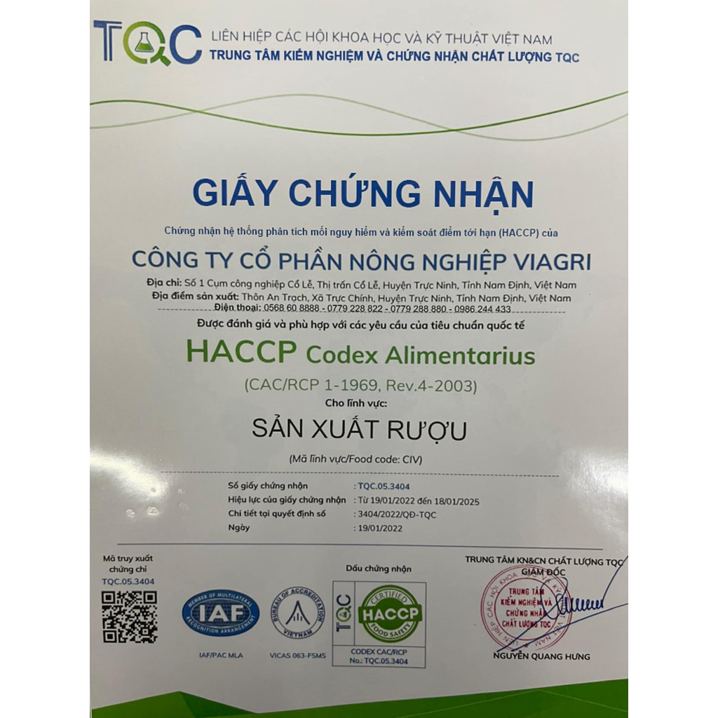 RƯỢU NẾP CÁI HOA VÀNG ĐẠT CHỨNG NHẬN VS ATTP-RƯỢU CỔ TRUYỀN VIAGRI CHẤT LƯỢNG
