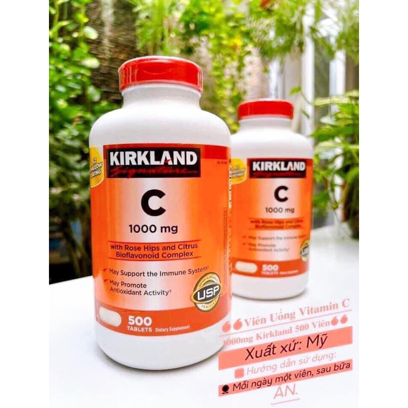 VITAMIN C 1000mg KORKLAND-MỸ-DẠNG VIÊN UỐNG