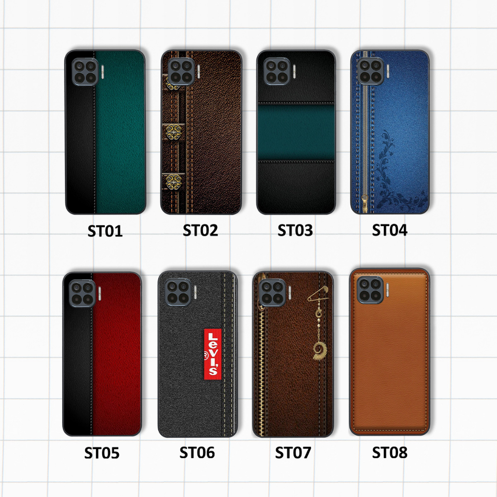 Ốp Oppo A73 / A93 in hình giả da siêu đẹp, sang trọng, cá tính