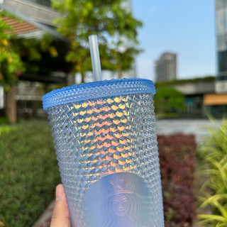 [Chính hãng] Ly Starbucks Studded Ice Jade Blue 710ml