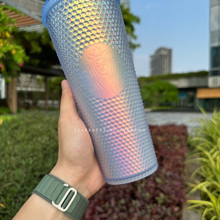 [Chính hãng] Ly Starbucks Studded Ice Jade Blue 710ml