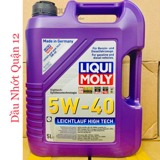 DẦU NHỚT CAO CẤP XE HƠI  - Ô TÔ LIQUI MOLY LEICHTLAUF HIGH TECH 5W-40 5L - 2328 Made in Germany