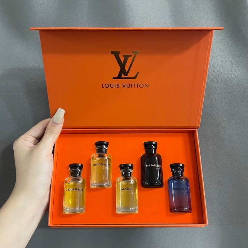Set Bộ Nước Hoa LV Louis Vuitton mini 5 chai