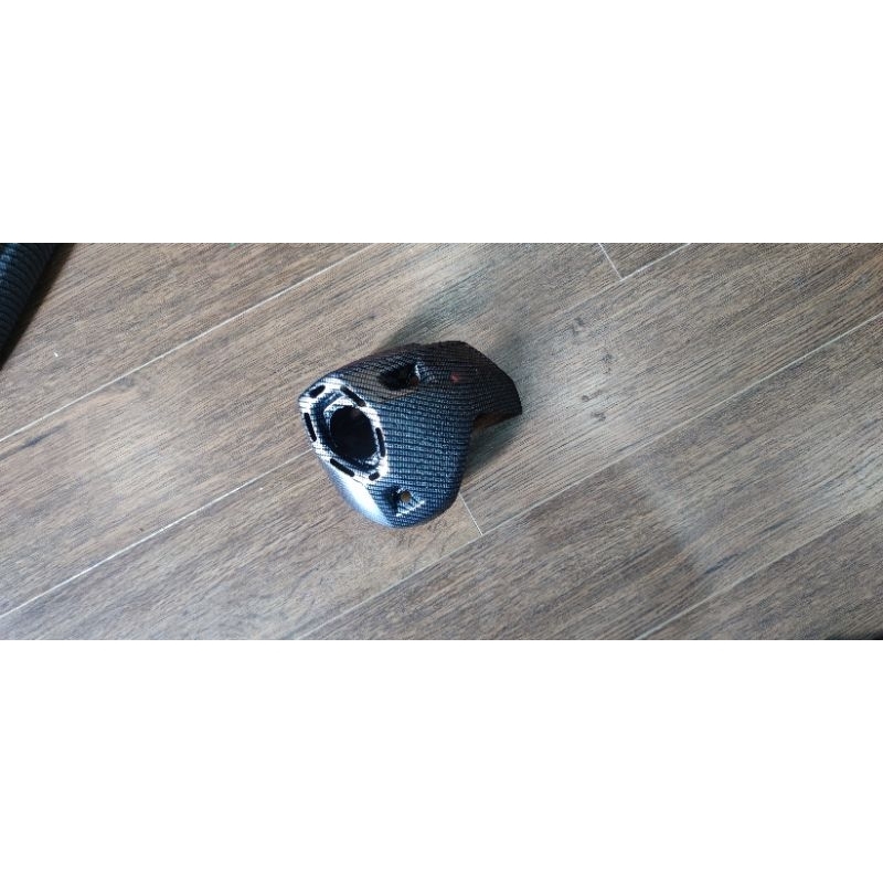 Ốp Bô Sh + Chụp Đuôi Vân Cacbon Xe Sh 2017 - 2022 Kiểu Vân Filber Mới