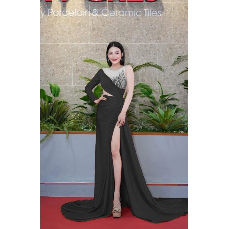 Đầm dạ hội body đính đá sang trọng