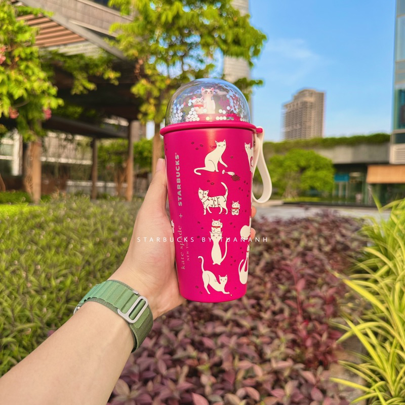 Bình Giữ Nhiệt Starbucks Chubby Dome Kate Spade 355ml