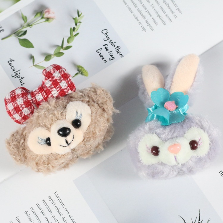 THÚ BÔNG MÓC KHOÁ  CÁO LINABELLE, THỎ STELLA, GẤU SHELLIE ĐÁNG YÊU