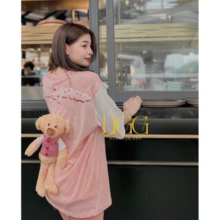 Phông marzo gấu bự hồng