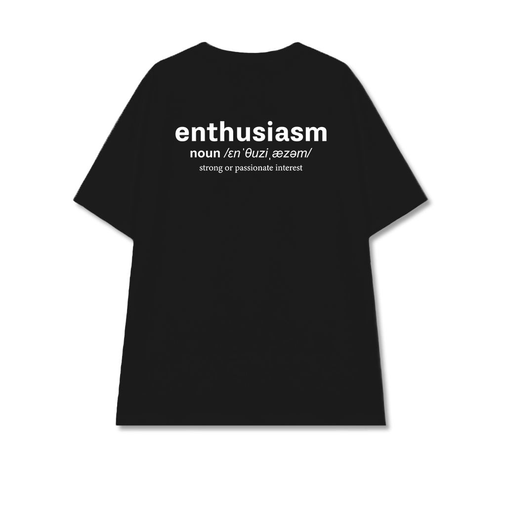 Áo phông unisex Enthusiasm BeeZ áo thun nam nữ form rộng chất cotton AP15