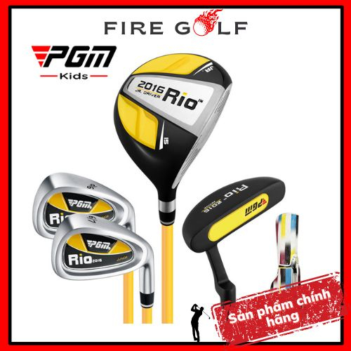 Bộ gậy golf trẻ em PGM RIO túi da (4 gậy) phù hợp với mọi lứa tuổi của bé