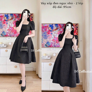 Đầm ô xốp cúc