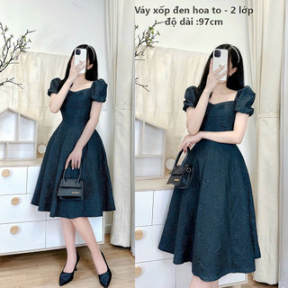 Đầm ô xốp cúc