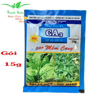 Phân bón lá ga3 hỗn hợp npk lp 16-40-4 siêu mềm cọng gói 15g