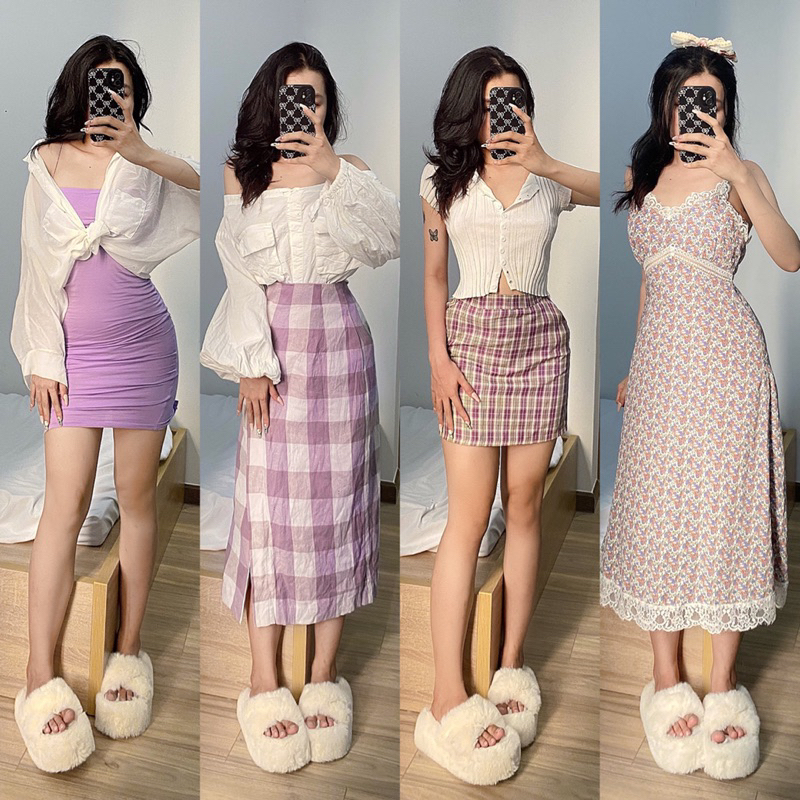 Váy 2hand in lựa mẫu ins:may.roomm_