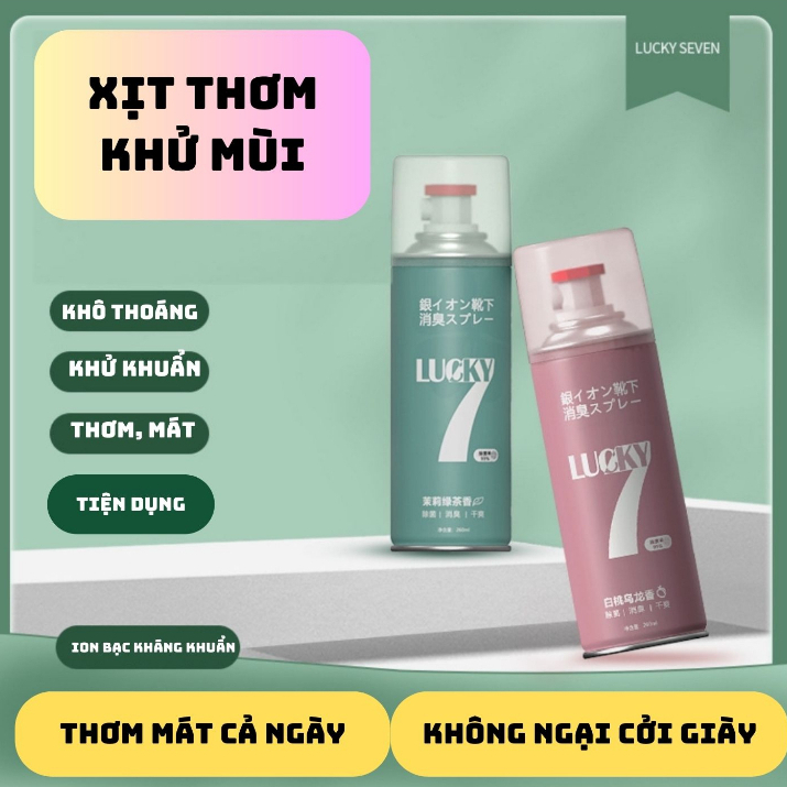 Bình xịt khử mùi hôi giày dép nano bạc Shoes 2h lọ 260ml, chuyên dùng làm thơm tủ dầy, quần áo, tất, vớ chân
