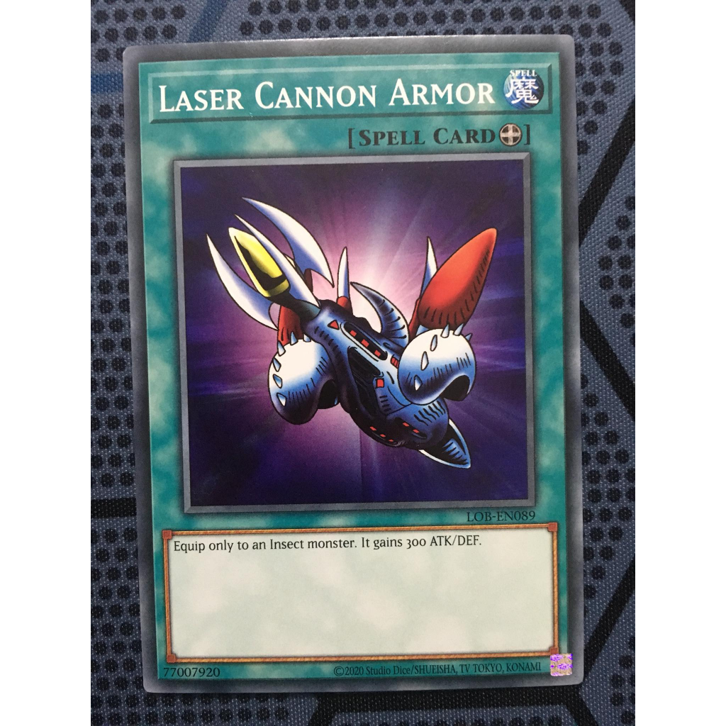 Bài yugioh thời đầu duel monster - Laser Cannon Armor - LOB-EN089 - Common Unlimited