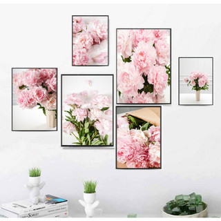 Set tranh 6 tấm tranh formex treo tường trang trí phòng ngủ, phòng khách có sẵn keo chống thấm đủ kích thước - Citydecor