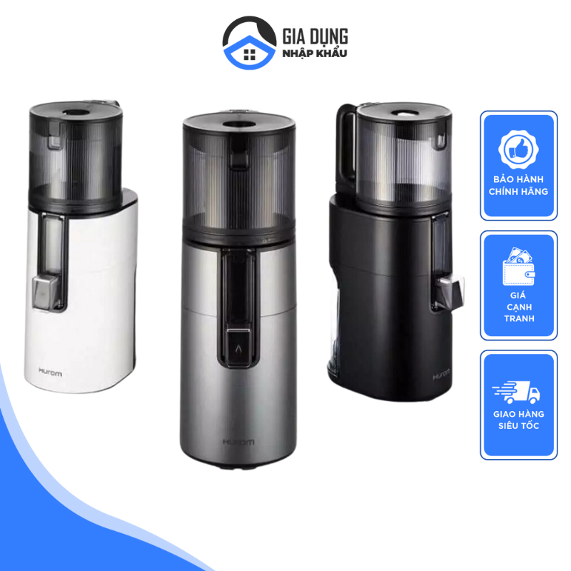Máy Ép Chậm Hurom H400, Máy Ép Trái Cây, Hoa Quả Kiệt Nước, Máy Làm Kem Tươi Tại Nhà, Nội Địa Hàn, BH 10 Năm