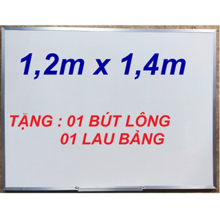 Bảng mica trắng viết bút lông 120 x 140cm - tặng bút lông & lau bảng
