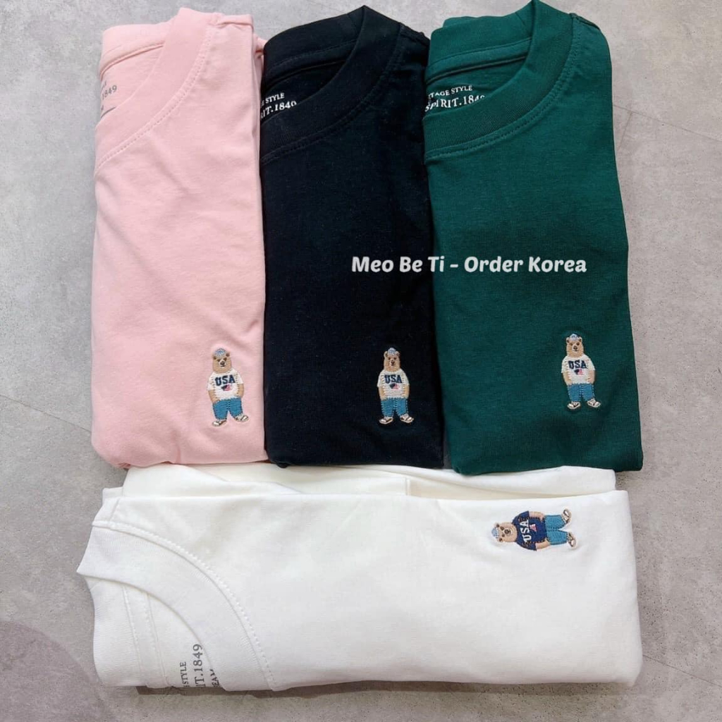 Set 2áo phông gấu nhỏ