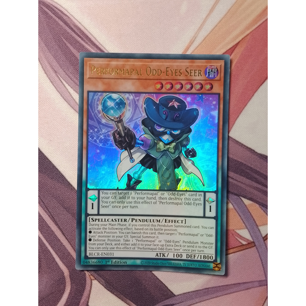 Thẻ Bài Yugioh: Performapal Odd-Eyes Seer BLCR-EN031