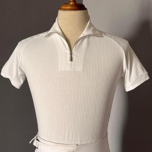 Áo polo body FLO MENSWEAR dây kéo cao cấp, áo thun cổ lọ có khóa