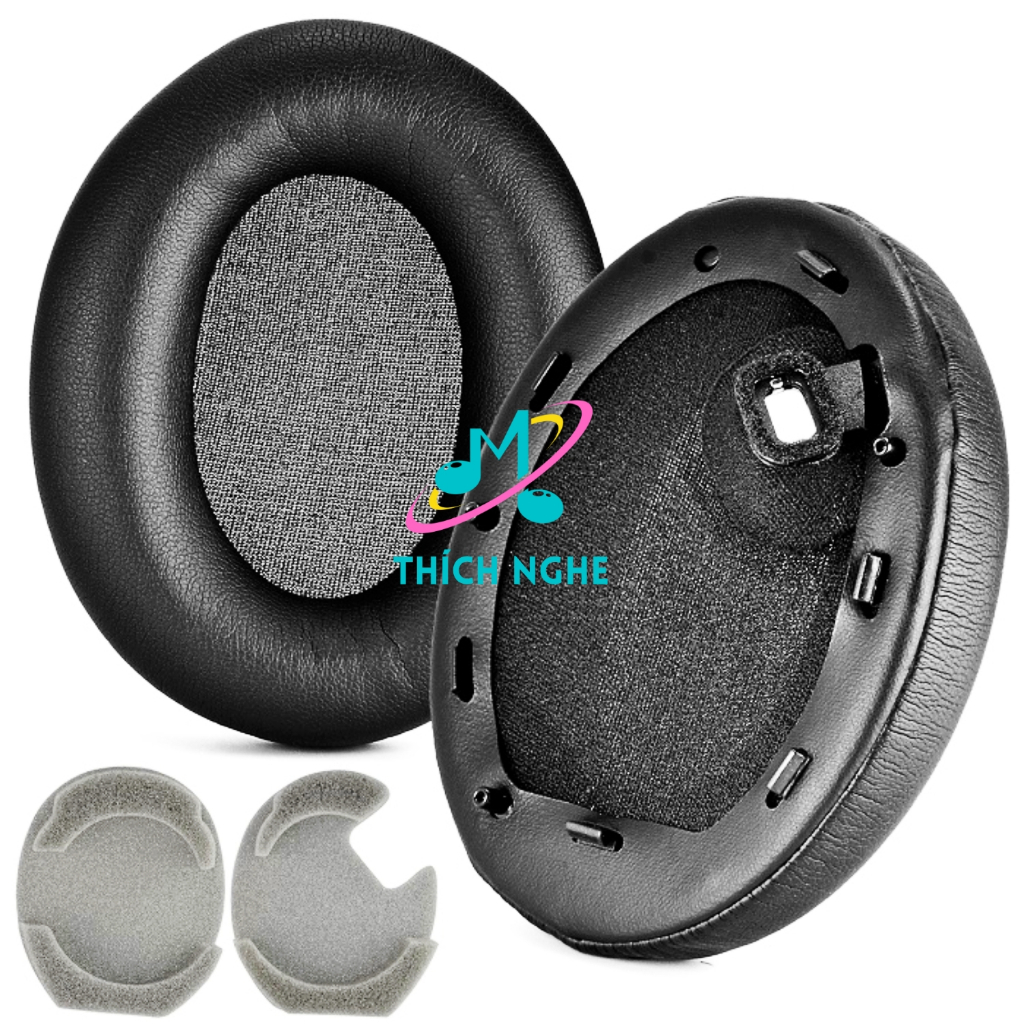 Đệm mút Earpad thay tai nghe Sony WH-1000XM4 WH 1000XM4 - Thích Nghe Nhạc