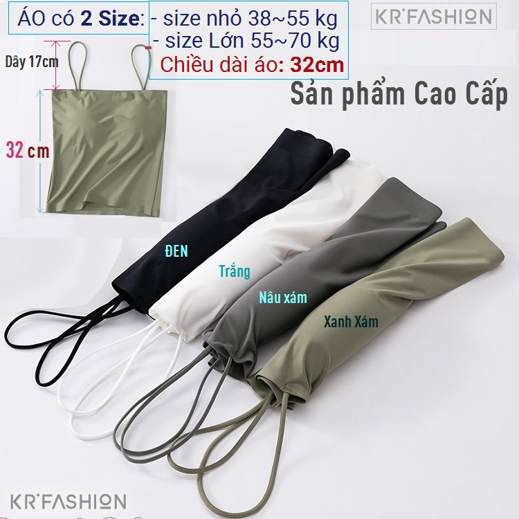 Áo bra nữ hai dây có mút 2 Dây Quây lót ngực áo ống KR1019 mặc trong VEST Krfashion cao cấp croptop ngắn Hàn Quốc