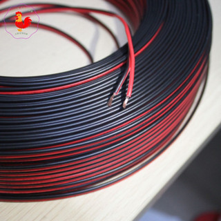 Dây điện đôi đỏ đen lõi đồng mềm 22AWG