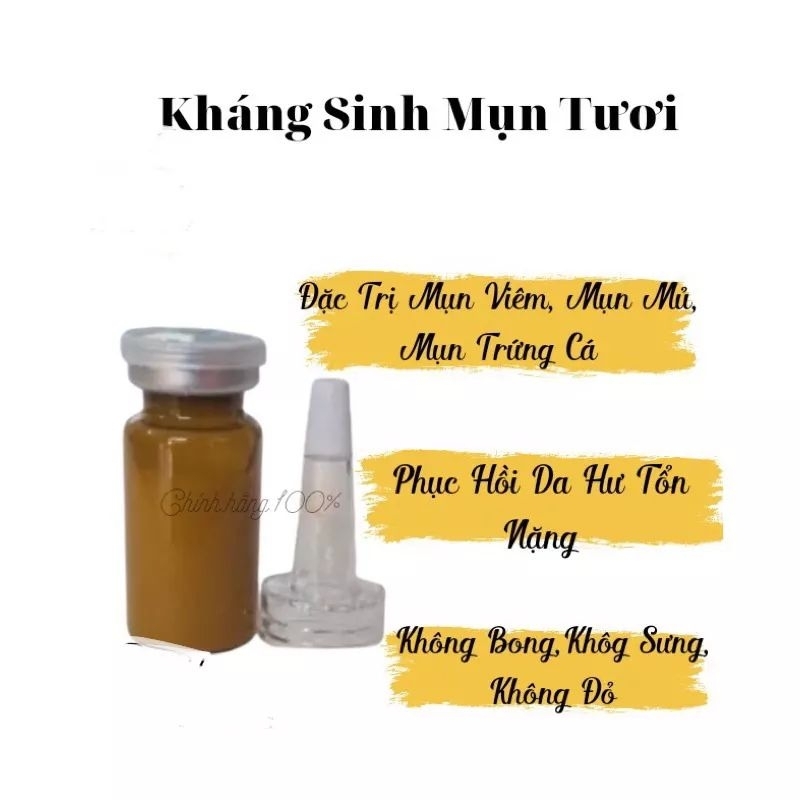Kháng sinh mụn tươi