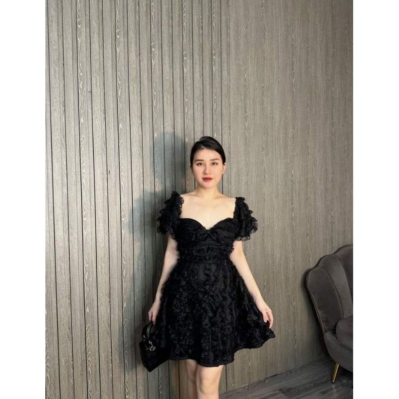🌸Váy xòe ren tay bồng sang chảnh 🌸