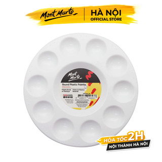 Khay Pha Màu Palette Nhựa Tròn Mont Marte 17cm