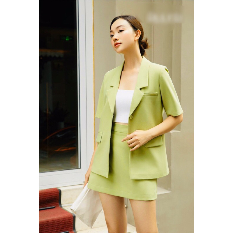 Bộ áo vét chân váy