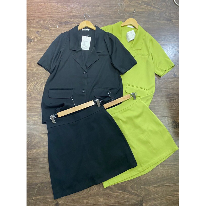 Bộ áo vét chân váy