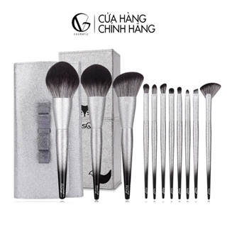 Bộ Cọ Trang Điểm Cá Nhân Cao Cấp msQ Lông Cọ Dầy Dặn, Mềm Mịn Kèm Thêm Túi Da Đựng Cọ