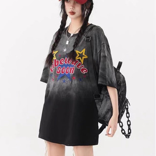Áo thun unisex VIBE form rộng vải wash chất cotton co giãn 4 chiều