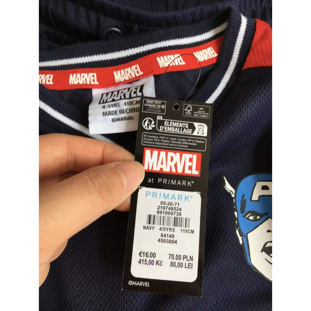 Bộ quần áo siêu phẩm Marvel PRIMARK xịn đét siêu xịn sò cho bé trai