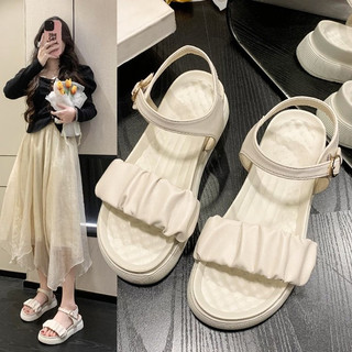 Sandal nữ big size dáng quai hậu đế bằng