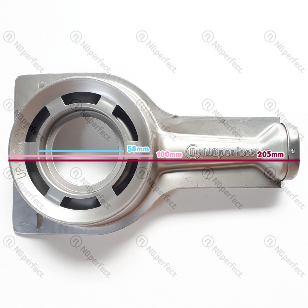 Họng Đầu đốt/ Ống điếu chia lửa Φ80/90/100 bếp gas dương Kangaroo KG350, KG503, KG506, KG50, KG513, KG515.. chính hãng