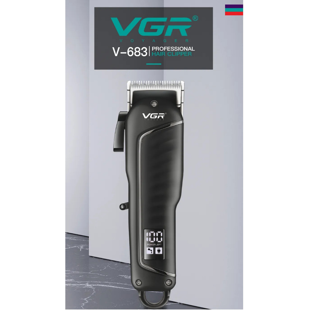 Tông Đơ Điện VGR LCD V-683 Chuyên Dụng Cho Nam Professional Hair Clipper