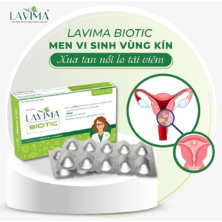 HOẢ TỐC Viên uống phụ khoa men vi sinh vùng kín LAVIMA BIOTIC  hộp 20 viên