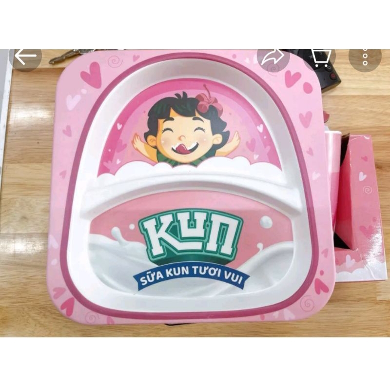 Bộ bát sợi tre KUN cho bé - set 5 chi tiết.