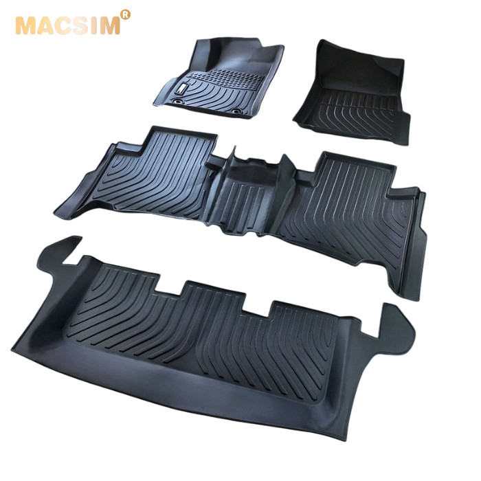 Thảm lót sàn xe ô tô Toyota Innova 2016-nay Nhãn hiệu Macsim chất liệu nhựa TPE hàng loại 2
