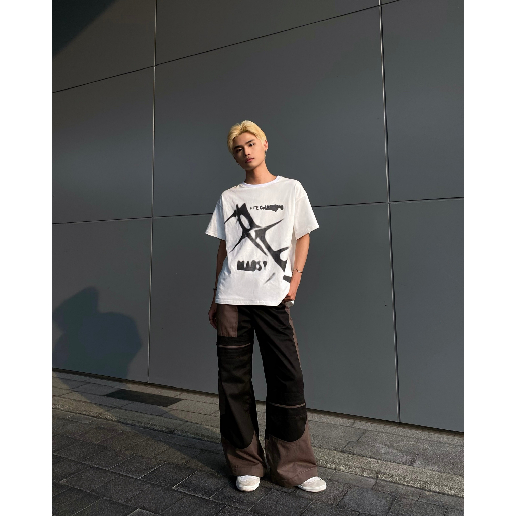 Áo Thun ESPINE MADSY TEE, MADSY, Chất Liệu 100% Cotton Màu Trắng