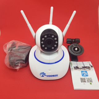 Camera IP Yoosee Wifi không dây 3 anten có Lan