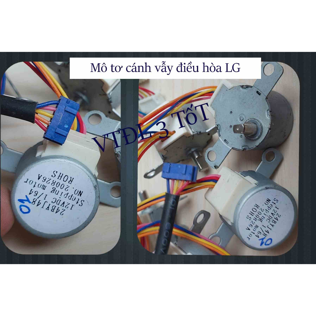 Motor cánh vẫy đảo gió điều hoà LG - mô tơ vẫy máy lạnh LG