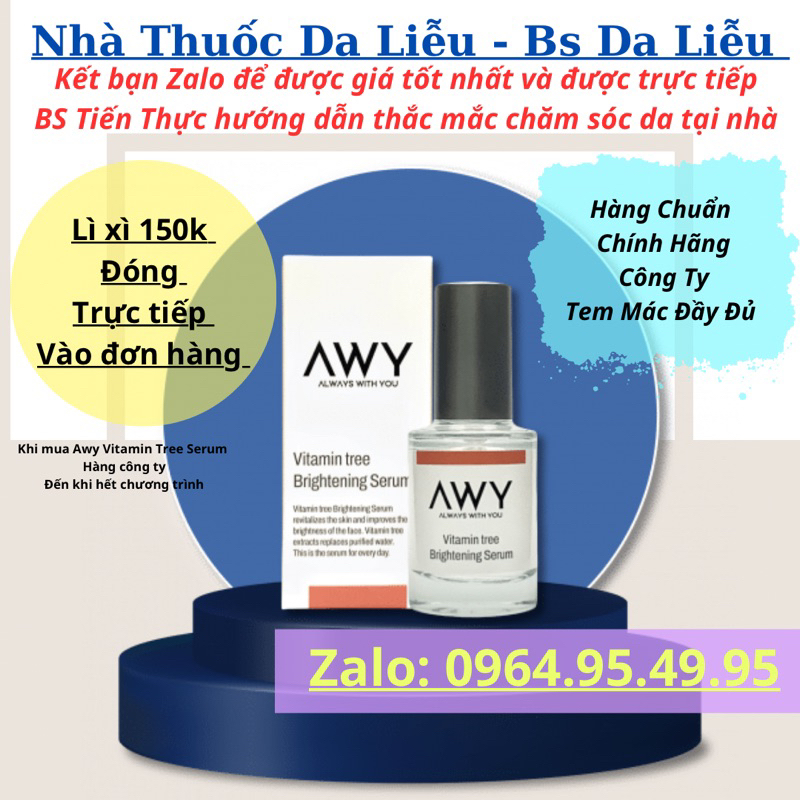 AWY Vitamin Tree Brightening Serum - Serum Trắng Da, Ngừa Nám