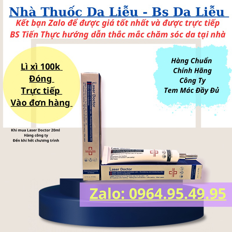 Laser Doctor 20ml - Lotion Cấp Ẩm Chuyên Sâu, Phục Hồi Và Tái Tạo Da