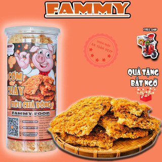 Cơm cháy chà bông 200g FAMMY loại 1, đồ ăn vặt Hà Nội thơm ngon bổ rẻ