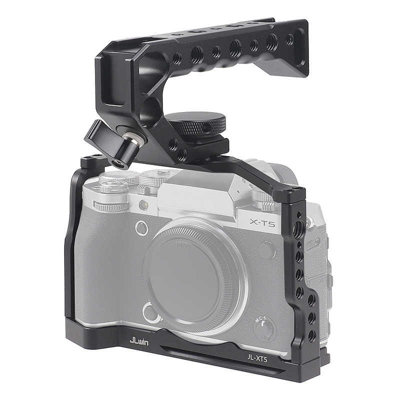 X-T5 Fujifilm XT5 | Rig Cage giá đỡ khung bảo vệ handcase hand grip L bracket Fujifilm XT5 X-T5
